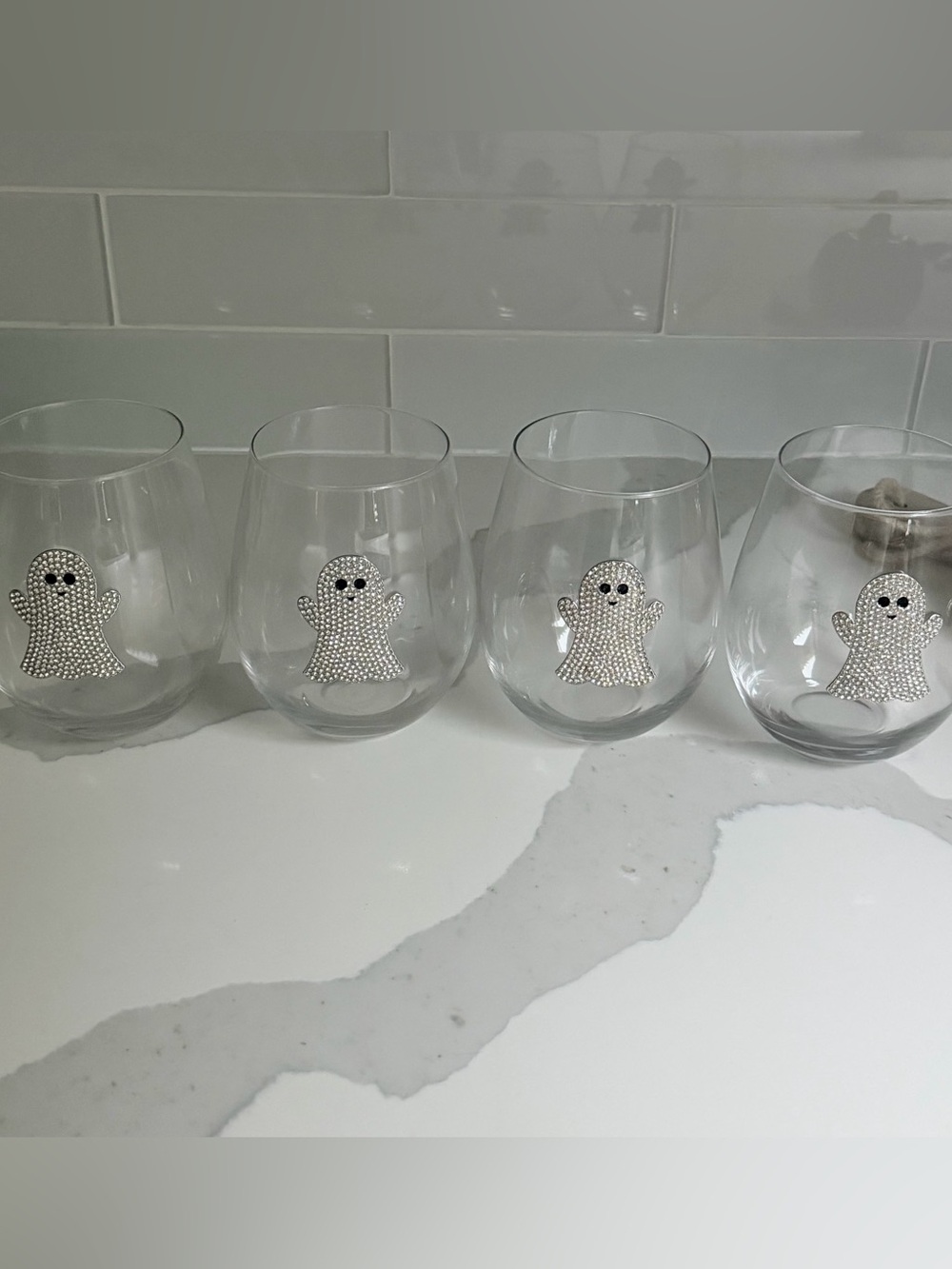 Sparkly Ghost Cups